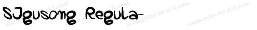 SJgusong Regula字体转换